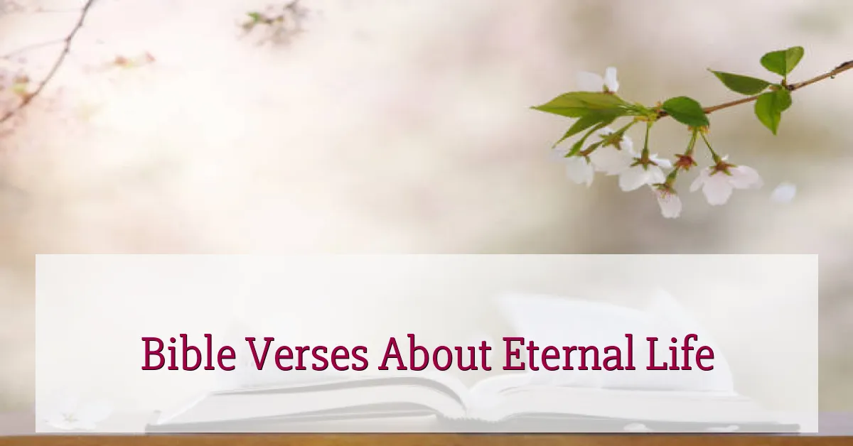 Bible Verses About Eternal Life