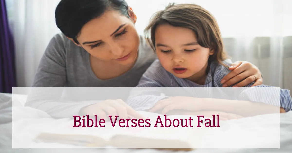 Bible Verses About Fall