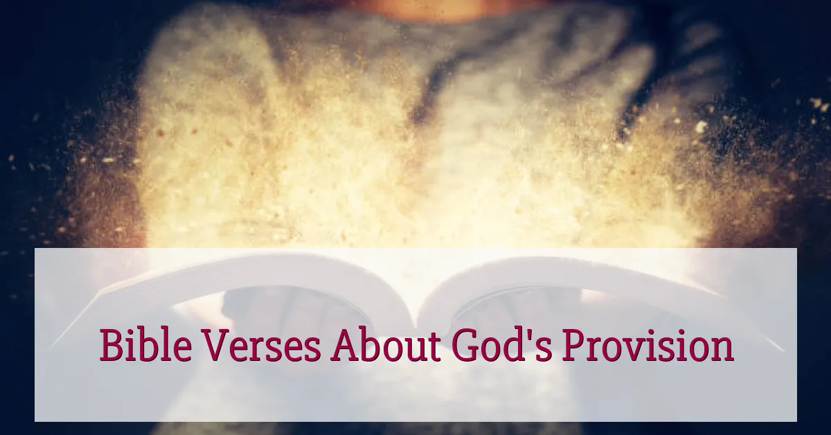 Bible Verses About God's Provision