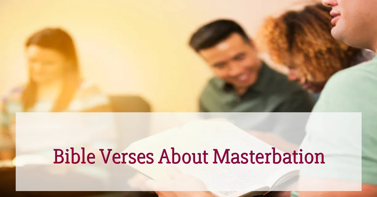 Bible Verses About Masterbation