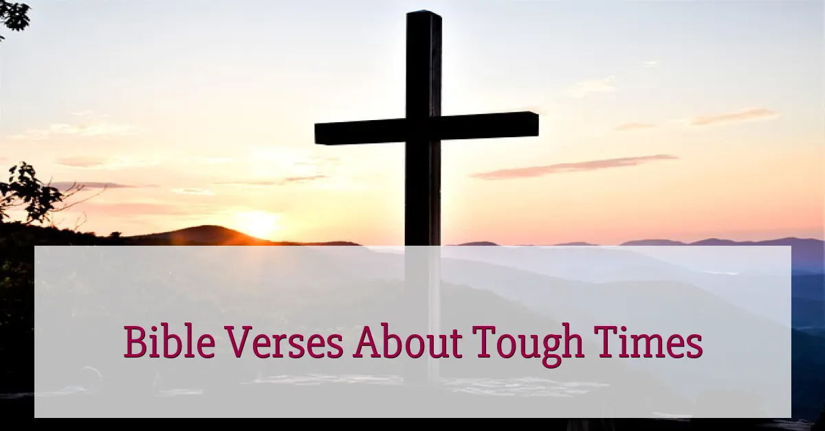 Bible Verses About Tough Times